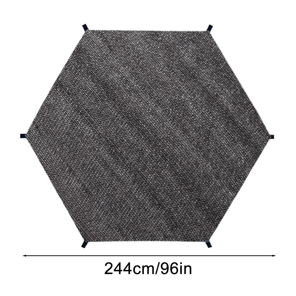 Trampoline sunshade net, trampoline sunshade canopy net, mesh material, trampoline protection tool for picnics, backyards, community: White