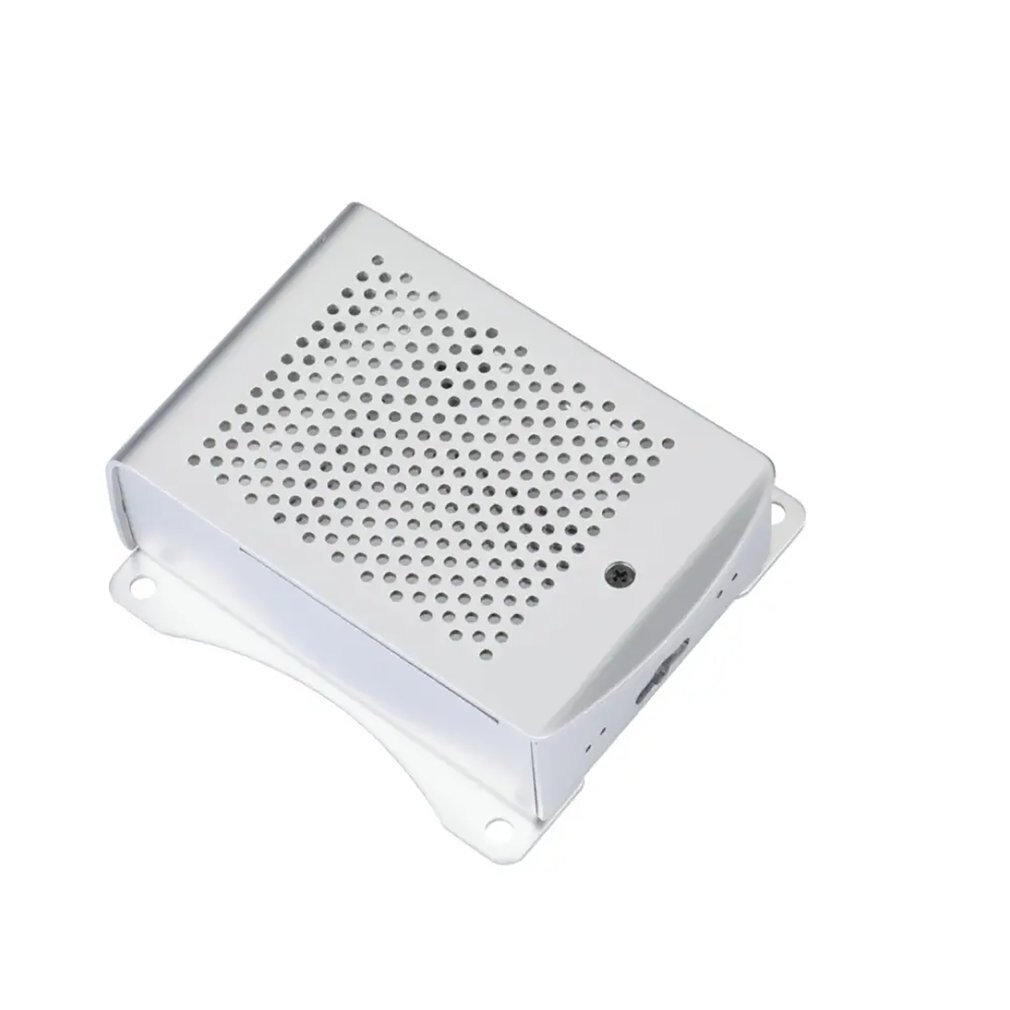 Housing Aluminum Alloy Case Dual Mounting Plate Protective Shell Metal Enclosure fit for Raspberry Pi 4 Model B