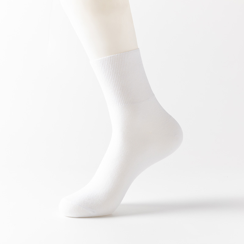 5 paia di calzini per diabete tubo bocca allentata vecchia donna disagio del piede piedi diabetici edema gonfiore donne vecchi uomini calzini di cotone femminile