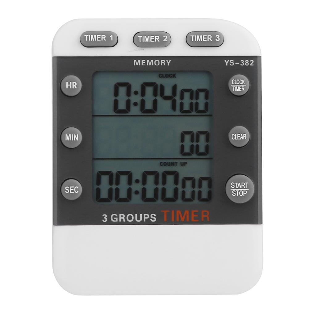 Three-Channel Timer Experiment Countdown Stopwatch... – Grandado