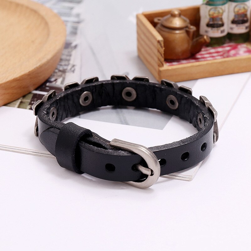 Männer Leder Armbinde Einstellbar Gürtel Stil wickeln Armbänder Frauen Neue Kreuz Reize Hand Gurt