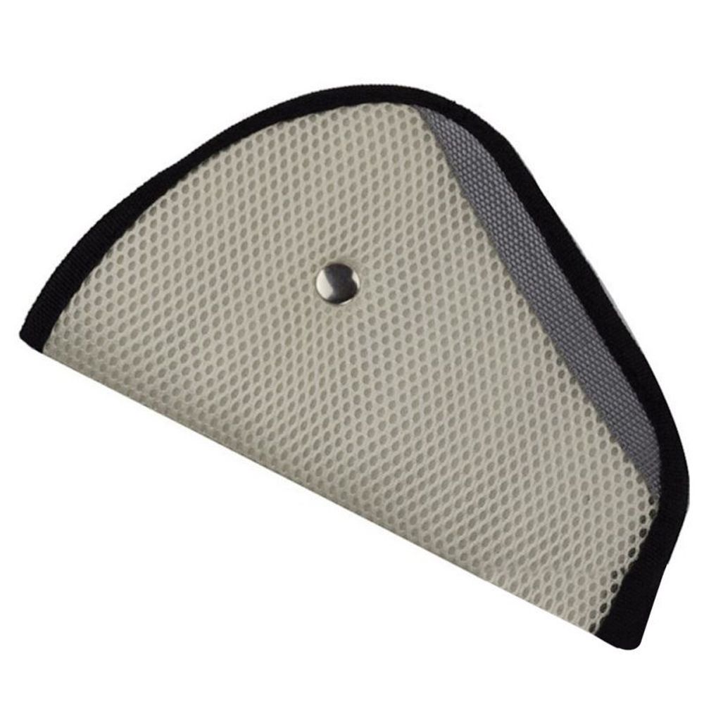 Barnebil sikkerhetsbelteregulator trekant anti-nakke nakke baby skulder deksel motstandsdyktig fast belte beskytter posisjoner brea: Beige