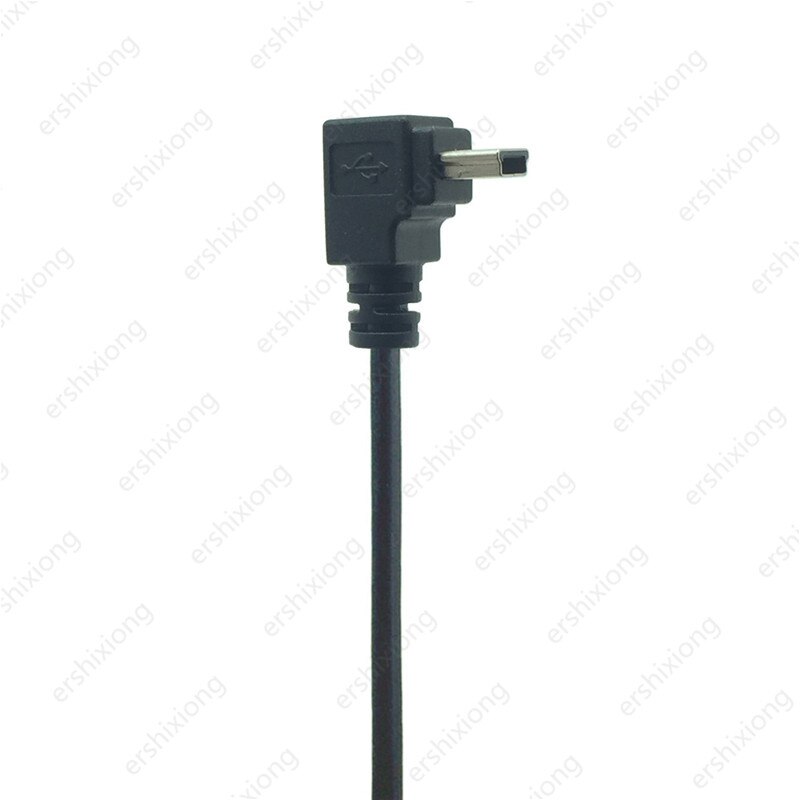 Mini Usb Kabel 5Pin Stekker Aan Vrouwelijke Jack Extension Data Adapter Lead Kabel Haakse 90 Graden Cord 25cm: Down