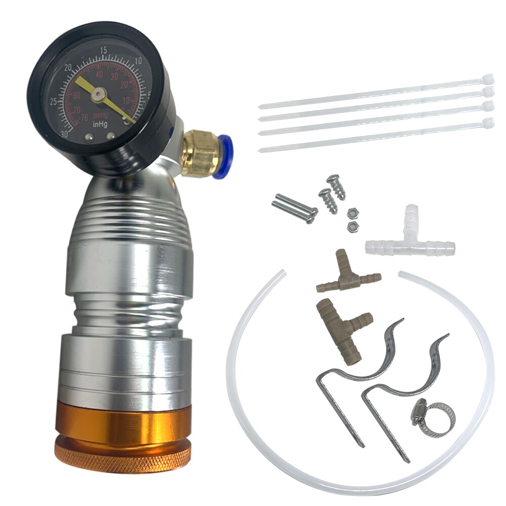 HKS Power Micro Air Kompressor Power Compressor Fuel Saver with Meter: Silver