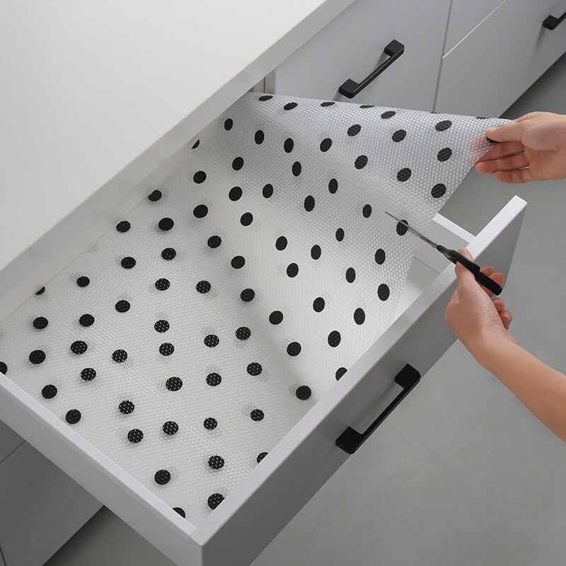 Drawer Pad Paper Moisture-Proof Cabinet Pad Wardrobe Mat Anti Dust Mat for Kitchen Supplies Shelf Liners Printing Drawer Mat