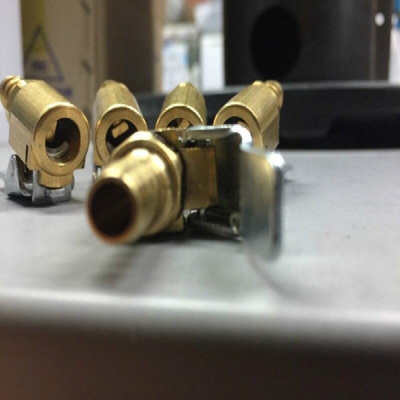 Válvula de carga para neumático de bicicleta, herramientas generales de latón de 8mm, 1 Uds.