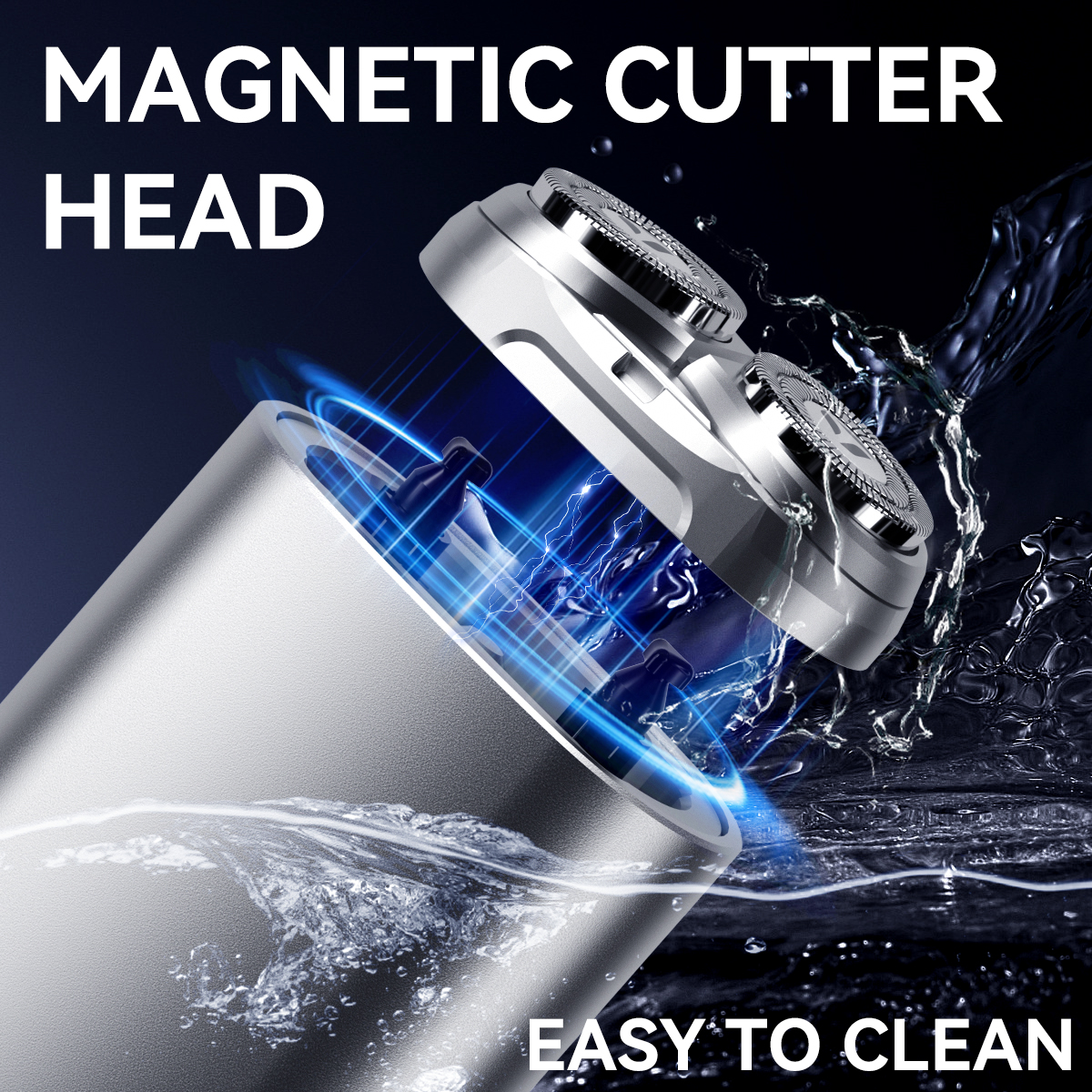 ENCHEN Elektrisch scheerapparaat Scheerapparaat Mini Baardtrimmer Professionele haarscheermachine voor mannen Oplaadbare draagbare zakscheerapparaat 2D Drijvend Waterdicht Beste scheerapparaat - K8 Z4