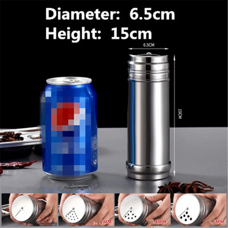 Caja de condimentos para barbacoa, tarro de comino, tarro de condimentos comercial, Caja de almacenamiento de especias, estante de especias, tarro de pimienta, pulverizador: 5