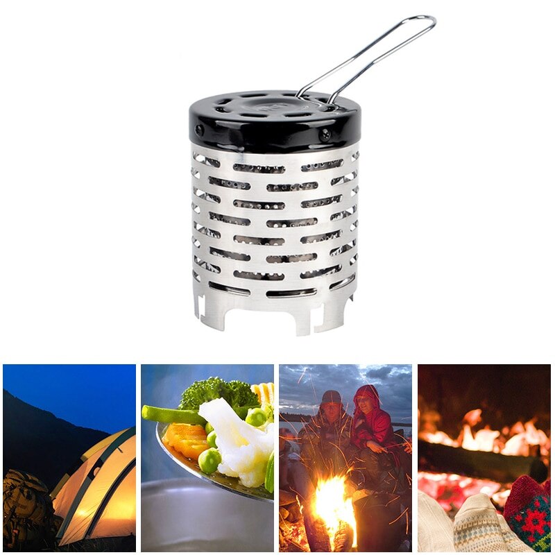 Outdoor Mini Heating Hood Stove Tent Heater Equipment Camping Portable ...