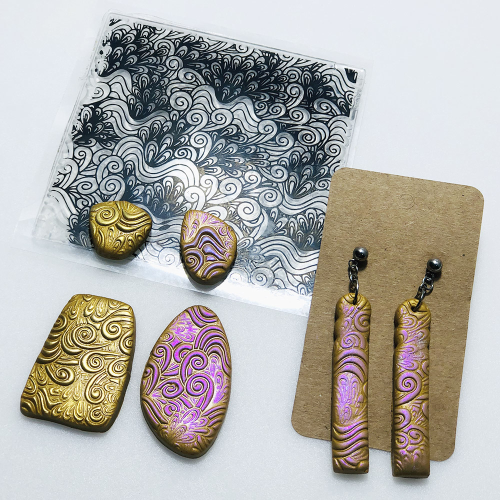 9cm Polymer Tonne Textur matt DIY Keramik Tonne Schmuck Eindruck Linderung Stempel Polymer Ton Werkzeuge Mandala Blume Textur Stempel