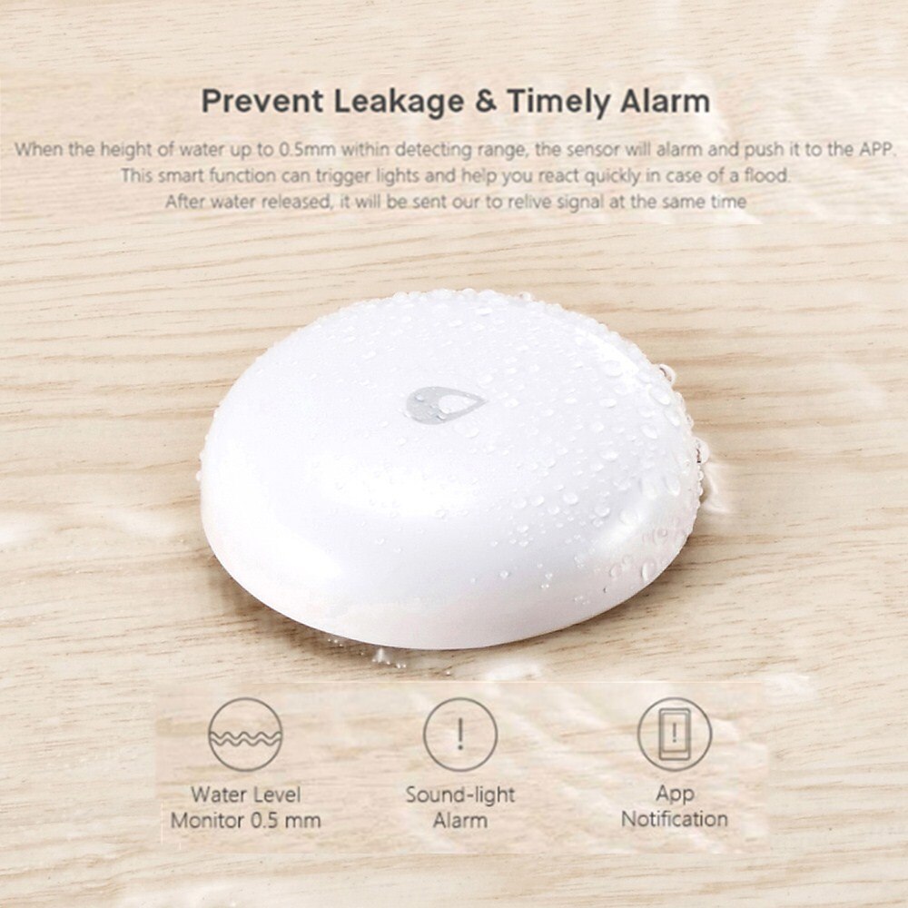 Aqara Smart Home Water Sensor IP67 Waterproof Intelligent Device Immersion Monitoring Remote Alarm Security Work With Mi Home