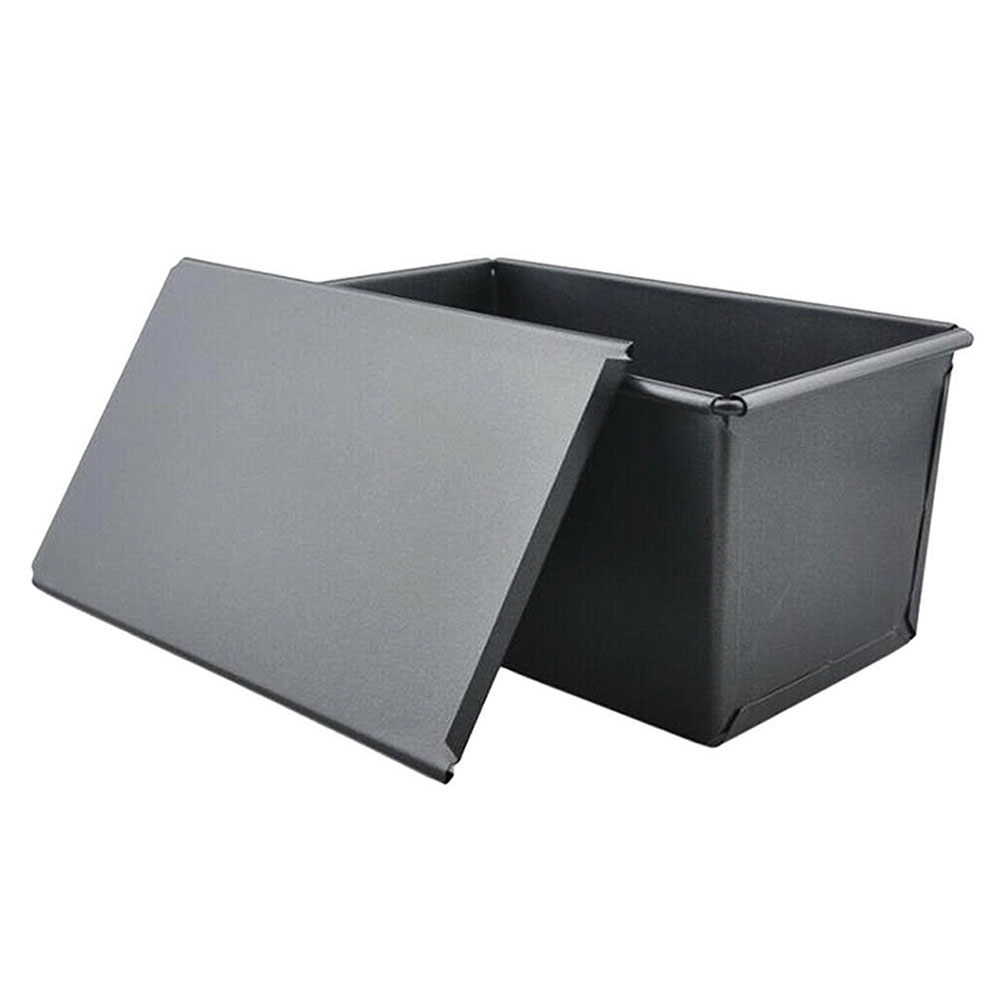 450g/500g/600g/750g/900g Non-Stick coating Toast boxes Bread Loaf Pan with Lid Iron Toast Mold Kitchen Bakeware
