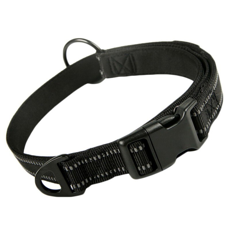 Pet Supplies Comfortable Diving Cloth Lining Dog Collar Collar Small Dog Anti-strangle.Collar Large Dog Medium Golden Retriever: B / L
