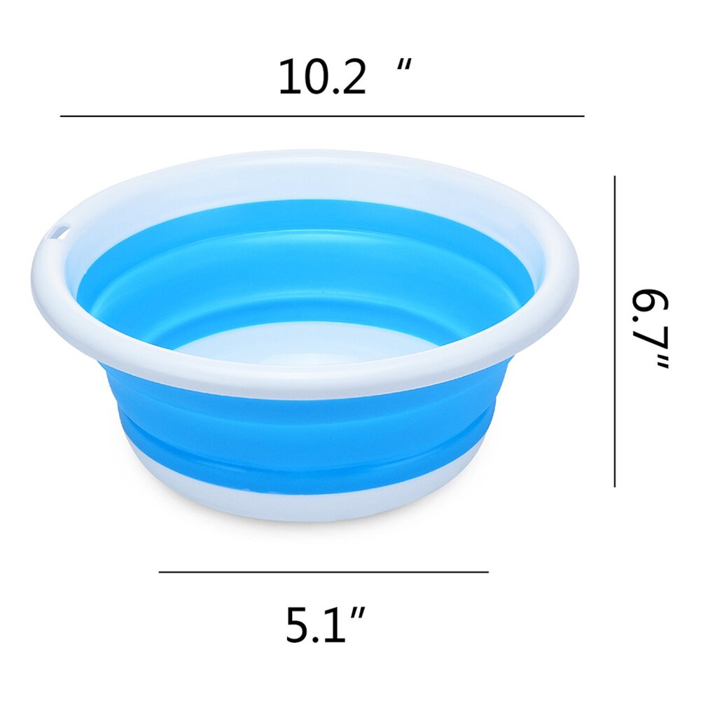 Mini Folding Water Container Bucket Sink Wash Basin Tourism Outdoor Folding Bucket Outdoor Camping Hiking Tools