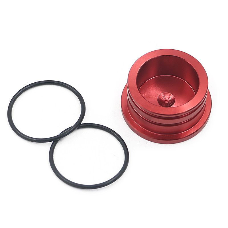 Dewhel Billet Turbo Mouth Piece Resonator Plug and O ring Cover Cap For Chevy 2004.5 Duramax Diesel LBZ LLY LMM