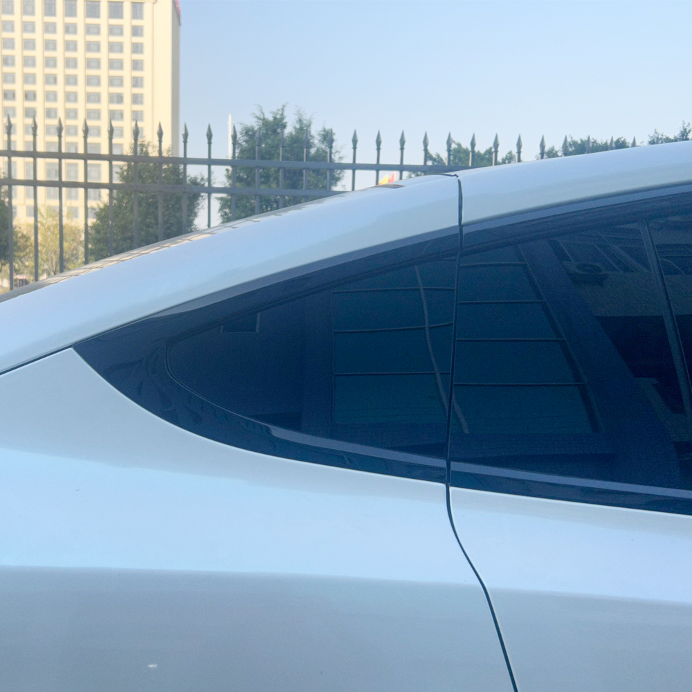 Pour Tesla modèle X SUV fenêtre Chrome supprimer occultant ABC piliers autocollants noirs brillants