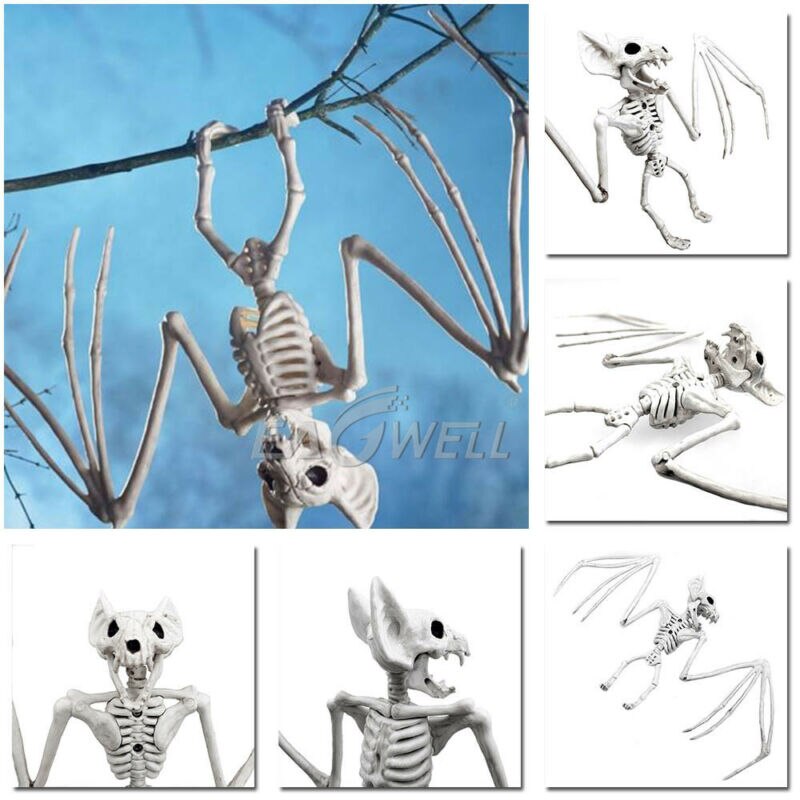 Neue Halloween Skelett Katze Hund Maus Stütze Ebene Knochen Party Einkaufen Dekoration Grusel