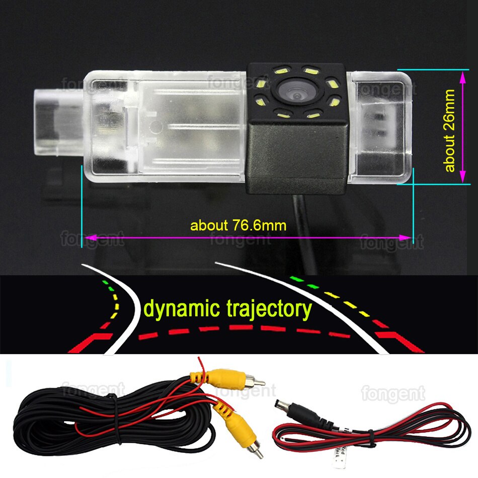 Telecamera retromarcia per auto per Peugeot 2008 208 301 307 3008 406 407 408 508 607 806 807 RCZ Citroen C5 C4 MG3 MG5 2010 2009