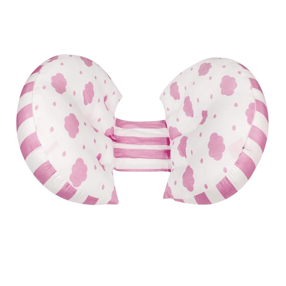 Pregnancy Waist Pillow For Couples | Lumbar Support Cushion For Lower Back, Orthopedic Butt Cushion (Pink)