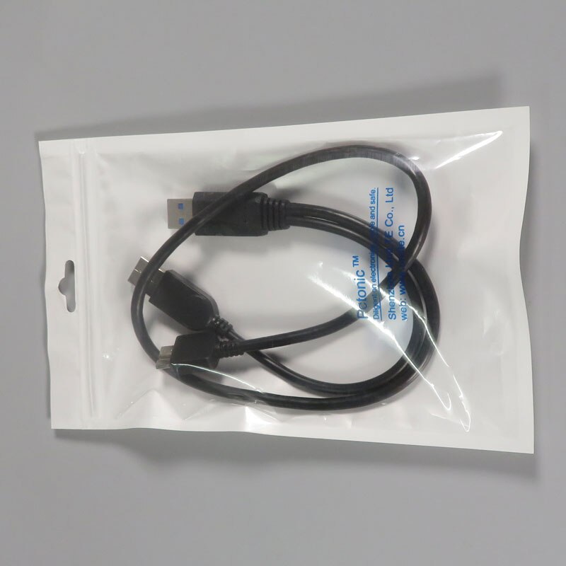 PCTONIC Micro-USB3.0 micro-B USB Cable with addtional USB A-type power supply for Mobile Hard disk HDD extra power for OTG