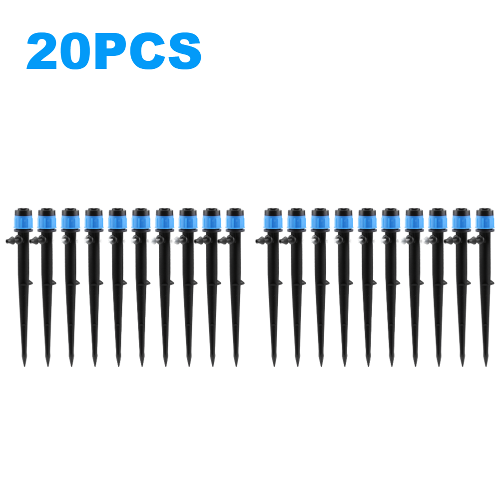 Auto sistema de rega de irrigação por gotejamento, rega automática para plantas, Kits Waterers jardim interior, flor, 10-100pcs: Branco