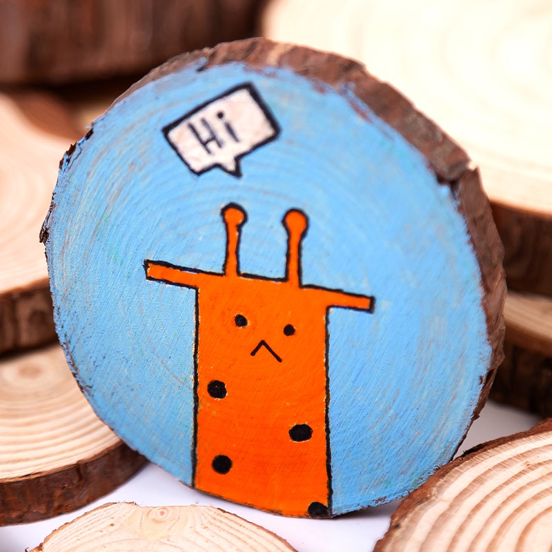 B.F.brother craft supplies crafts diy hobbies and crafts materials for diy Round wooden plate handmade material