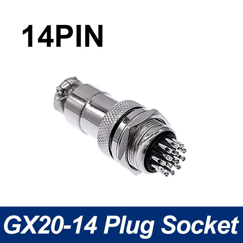 Gx20 aviation pyöreä liitin pistoke ja pistorasia 2 pin 4 pin 5 pin 8 pin 10 pin 12 pin 14 pin 15 pin kaapeliliittimet: 14 -nastainen
