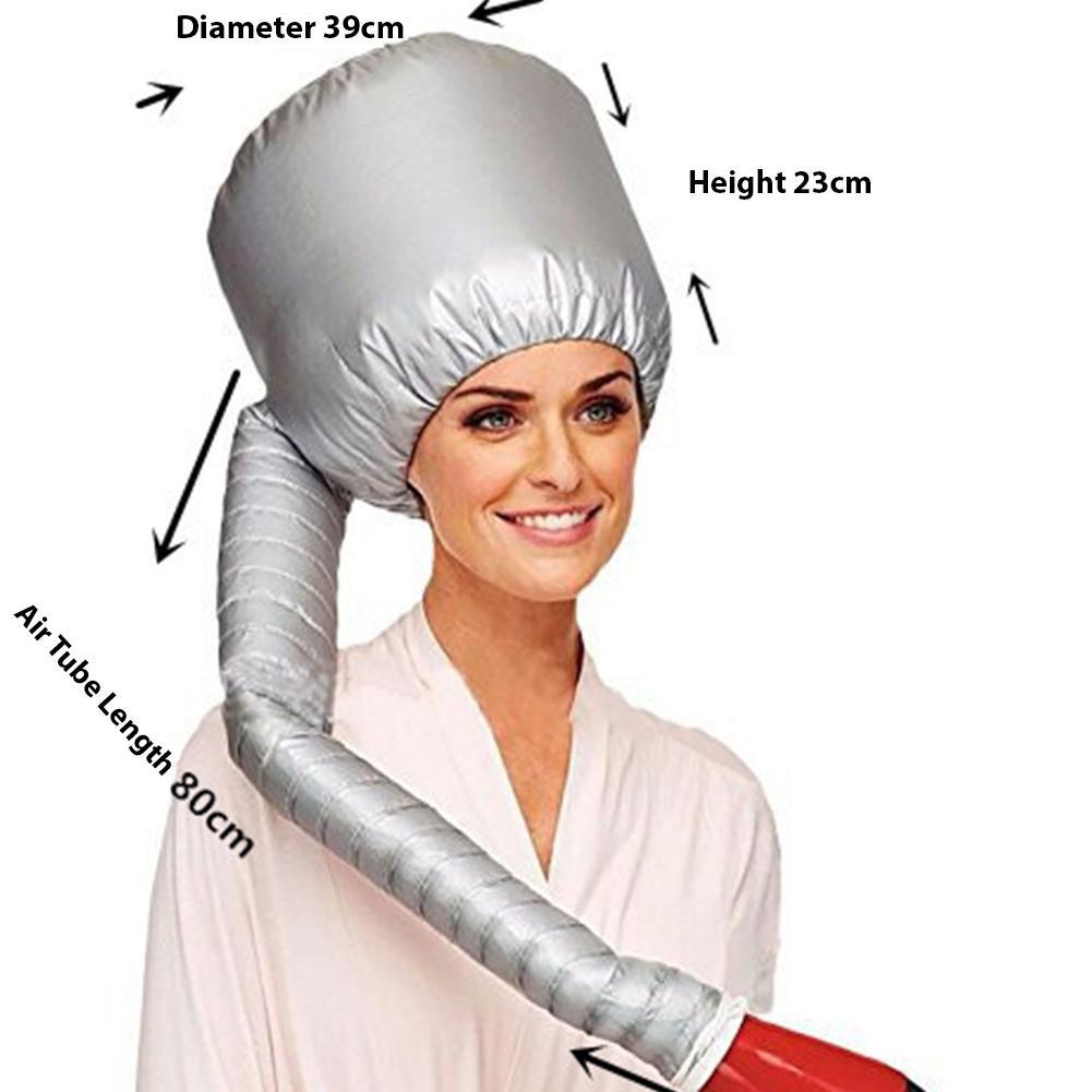 Soft Hair Drying Cap Portable Bonnet Hood Hat Womens Blow Dryer Home hairdressing Salon Supply Adjustable Accessory