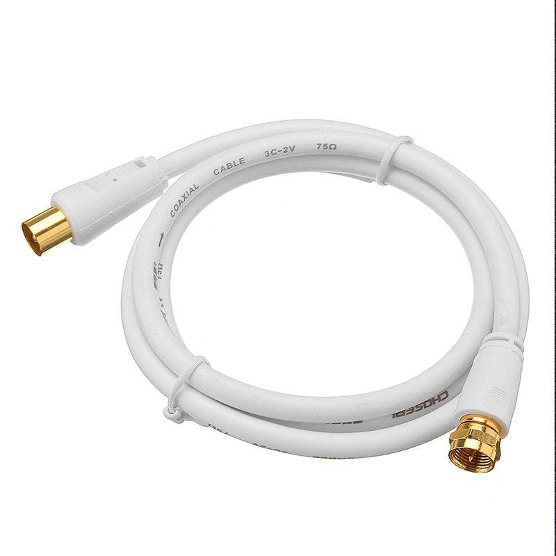 1/1.8/3/5m HD Digital TV Line Video Cable for High-definition Television HD Antenna TV / M-TV / STB TV Line