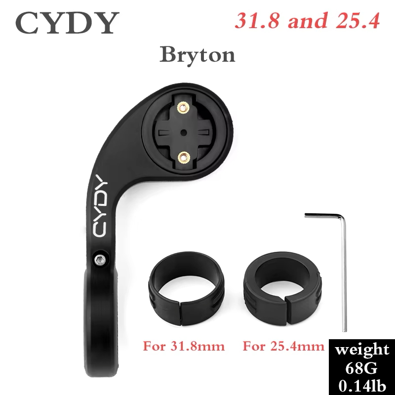 CYDY MTB soporte GPS para bicicleta soporte para ordenador para Garmin Edge IGPSPORT 630 Bryton Wahoo soporte para ciclista accesorios para bicicleta: Gris claro