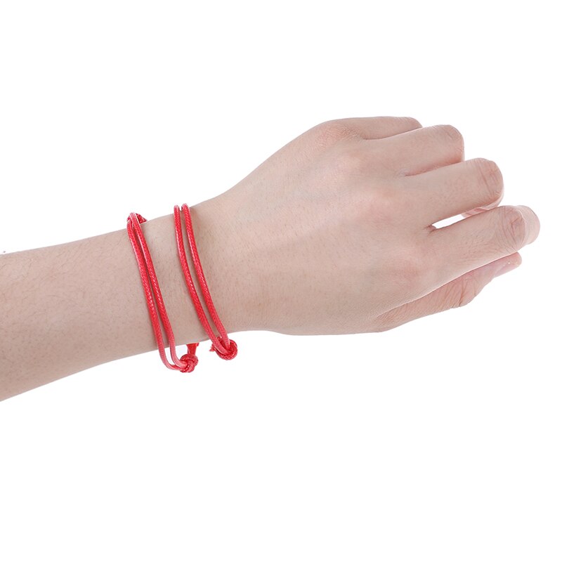 2 stk/part gaveblack rød snor armbåndsmykker held og lykke lavet armbåndsbeskyttelse til kvinder mænds smykker