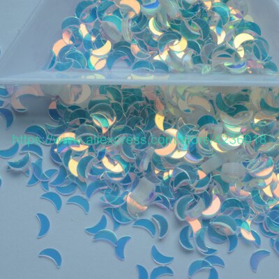 2000 stuks 25g 3*5mm pvc losse pailletten voor knutselwerkjes, pailletten, naaidecoratie, kleding, kind, doe-het-zelf, accessoire: Doorschijnend