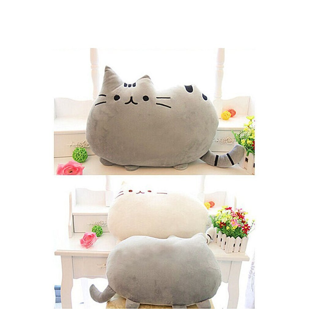 Comfortable Biscuit Cat Pillow Wonderful Cushion Big Tail Small Cat Pillow Plush Toys For Exquisite Presents