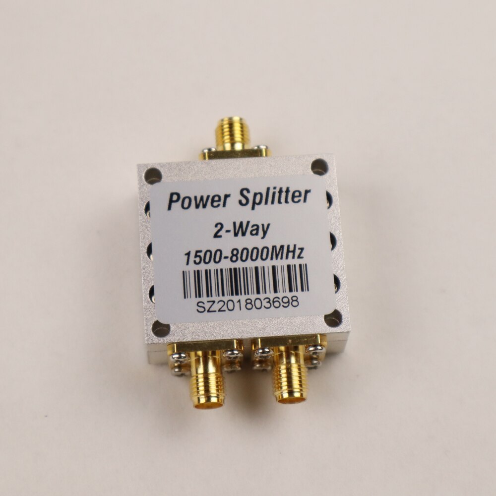 ZQTMAX 2 Way SMA Power Splitter Combiner Female Connector 8G High Frequency 1.5-8Ghz Divider