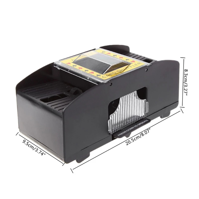Barajador automático de cartas de póker, máquina barajadora para juegos de cartas, entretenimiento, accesorios de entretenimiento: Default Title