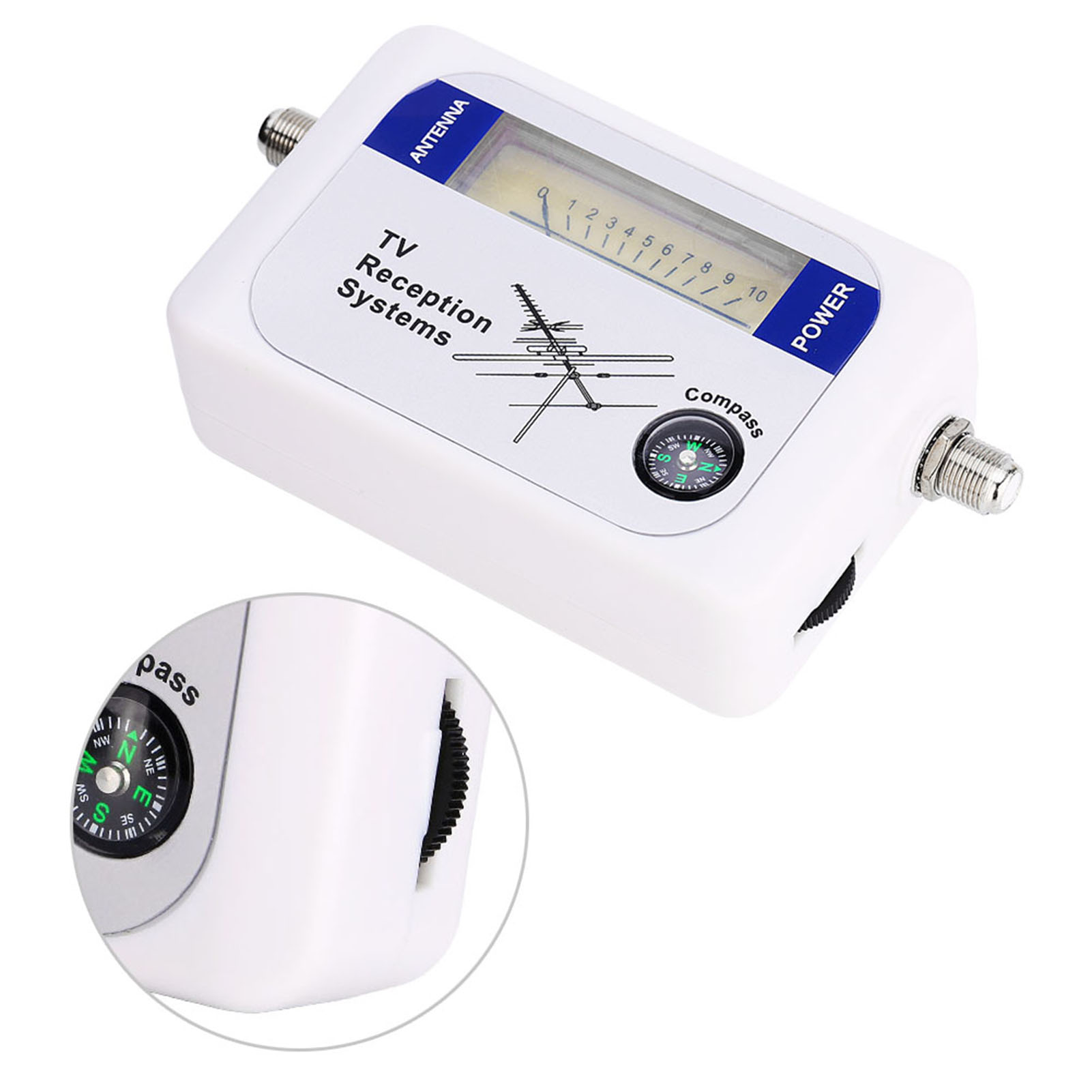 Antenne Signal Finder Mini Finder Digital Antenne Terrestrische TV Antenne Signal Stärke Meter Detektor Empfänger TV Signal Finder