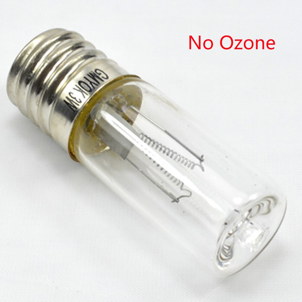 E17 desinfisering uv lyspære ozon kvartsrør ultrafiolett for husholdningsbruk uvc bakteriedrepende lampe sterilisering midd skrue lampe: Ingen ozon