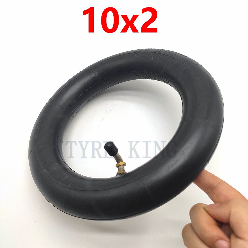 10x2 neumático interior 10*2 tubo interior para Scooter cochecito niños bicicleta Schwinn Roadster triciclo ruedas traseras válvula doblada