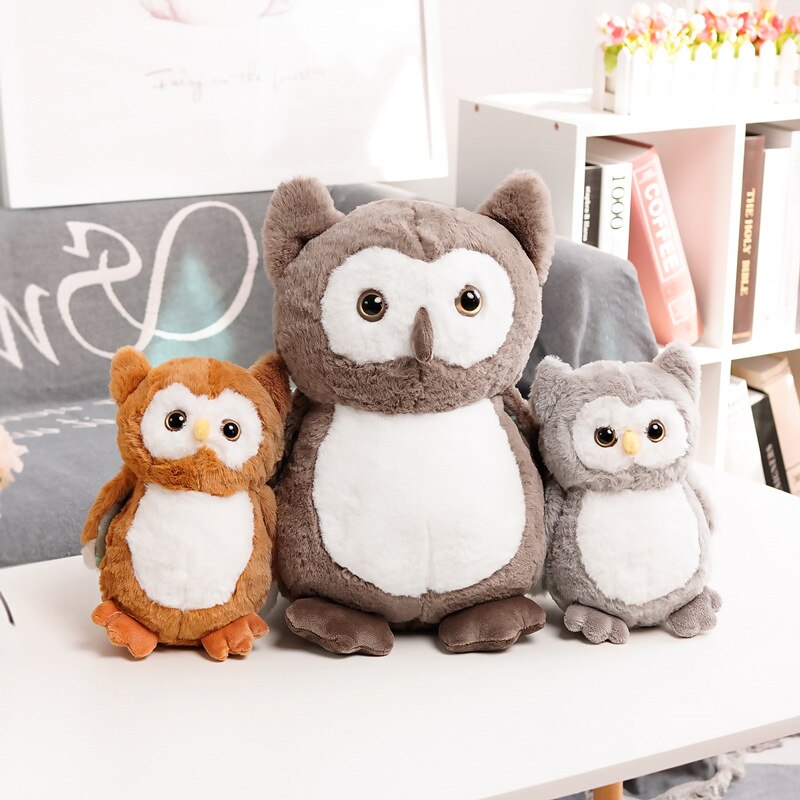 Uil Kussen Uil Pop Kussen Big-Eyed Uil Pop Flying Bird Eagle Knuffel Kussen Kinderen Verjaardag Cadeau