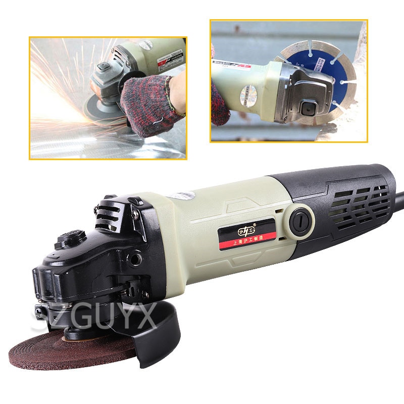 Household hand-held angle grinder Multifunction Marble wood cutting machine Stone metal polishing machine