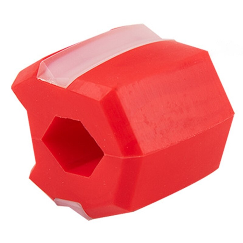Jawline Exerciser Facial Toner Jaw line Exercise Fitness Ball Neck Face Toning Muscle Training Equipment: Red