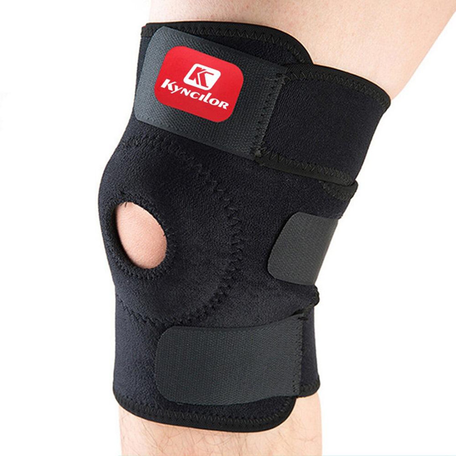 Knee Compression Sleeve - Knee Braces for Knee Pain, Knee Sleeve with Side Stabilizers - Knee Brace for Working Out, Arthritis