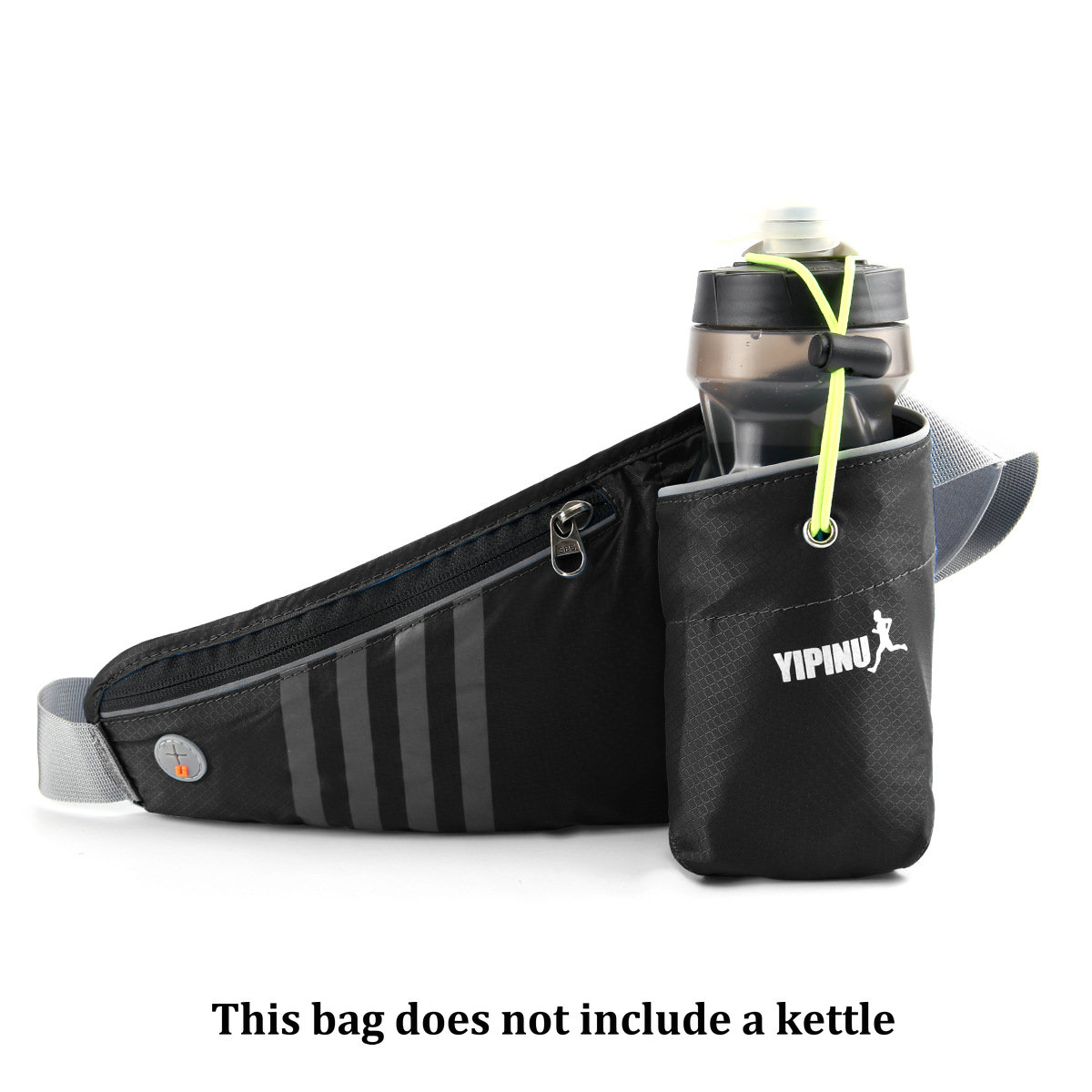 Running Tas Riem Pack Outdoor Marathon Water Fles Riem Pouch Jogging Fietsen Camping Wandelen Sport Mobiele Telefoon Zak: B black