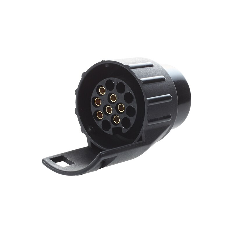 7 To 13 Pin Adapter Trailer 12V Caravan Truck Towbar Towing Electrical Converter N Type Plastic