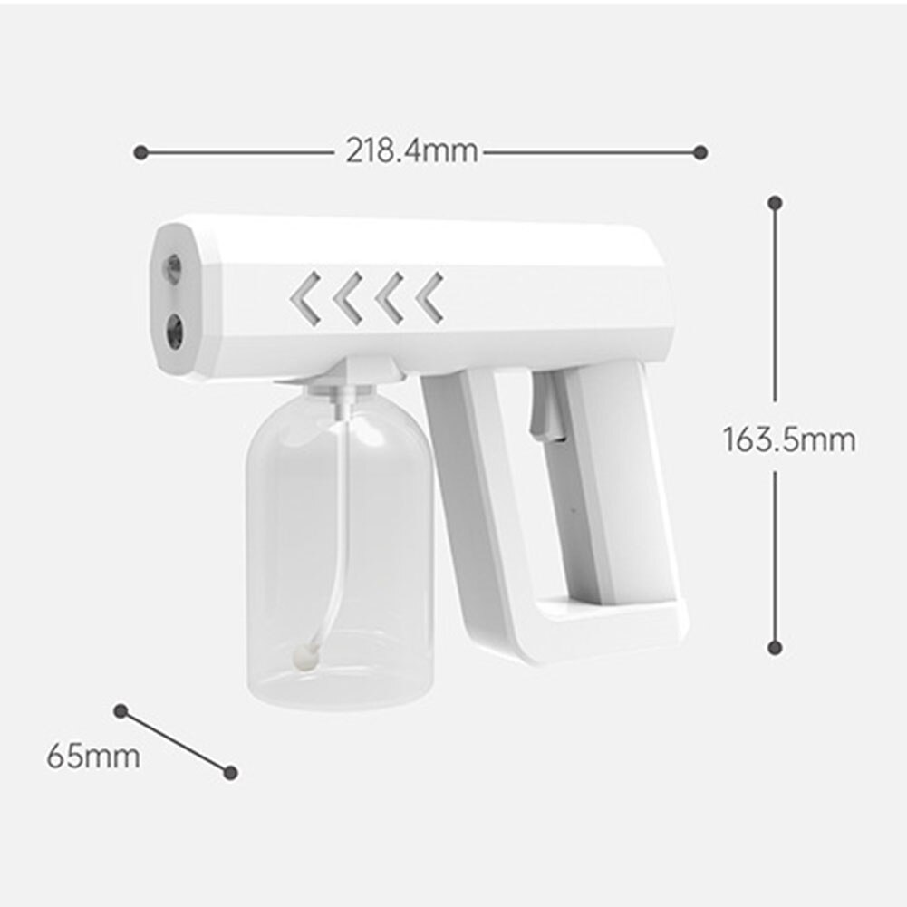 Manual Wireless Nano Atomizer Sprayer Mist Disinfection Machine Electric Sprayer Portable Steam Atomizer Spray Blue Light Steam