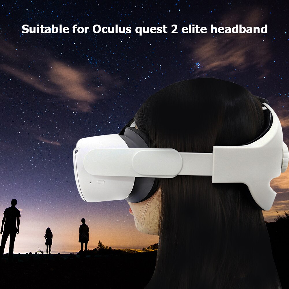 Replace Virtual Reality Quest 2 Elite Adjustable Comfortable Bracket Headband Head Strap For Oculus Quest 2 Strap VR Accessories