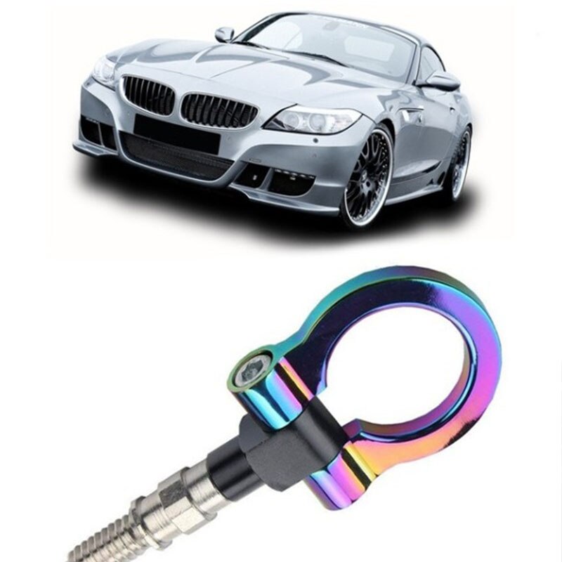 Automobile car tow coupler universal color tow coupler front and rear