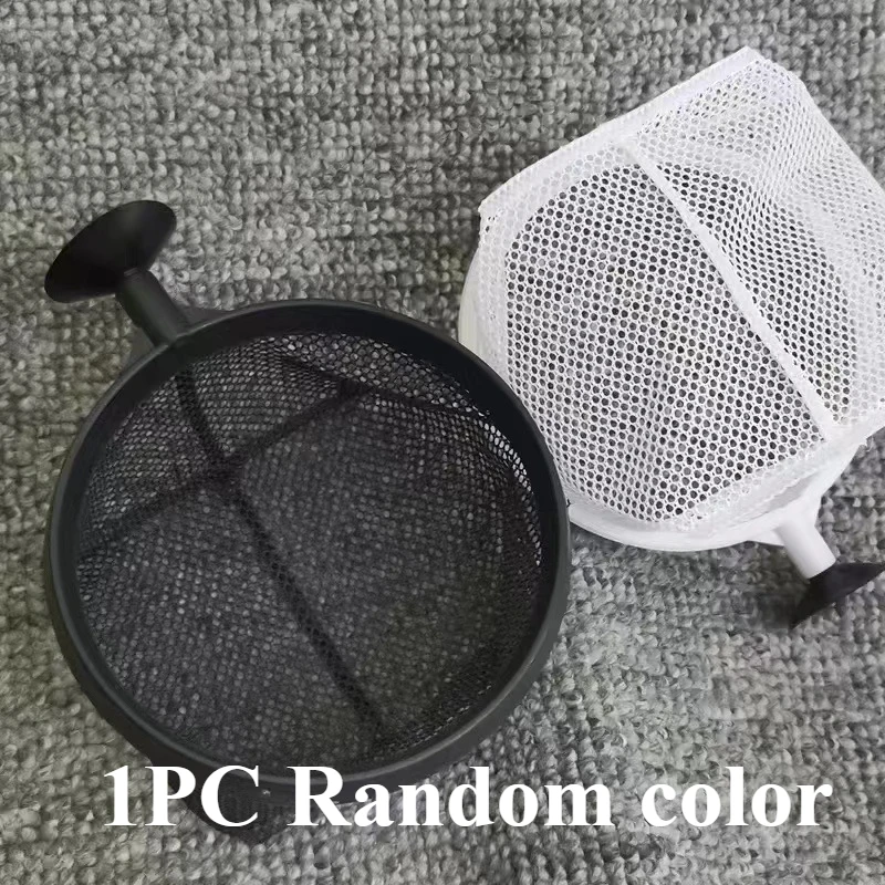 Rede de pesca de aço inoxidável, à prova de ferrugem, resistente à corrosão, para capturar peixes, camarão, tanque, acessórios de aquário: Preto