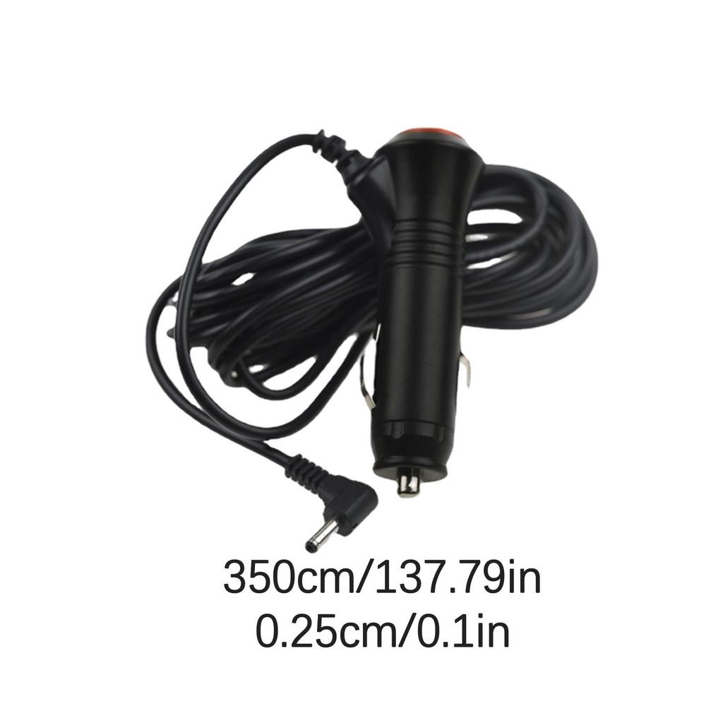 Bil 12v förlängningskabel 2.5mm/3.5mm biltändarsladd navigatorladdare 12v energibesparande koppartråd tändarförlängningssladd för: Orange