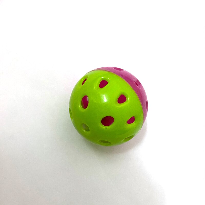 Balles de jeu colorées en plastique pour animaux de compagnie, 5, pièces/ensemble, 4.3cm, chaton, clochette, saucière, chasse, hochet, jouet pour chien et chat